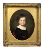 English School (19th century), Portrait of Sir Henry C Lowther aged 5, oil on canvas, 49 x 40cm,