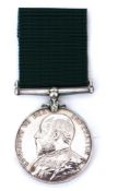 Volunteer Long Service medal, impressed to 1526 Cpl J Knowles, 5th VB Gordon Hdrs