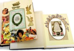 Collection of approximately 30 late Victorian pierced and embossed paper greetings cards including
