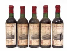 Chateau Giscours Margaux 1961, 5 half bottles