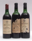 Chateau Gros Caillou 1966, 1 bottle, and Chateau Bernard Raymond 1966, 2 bottles (all bottled by