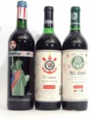 Marcus James wine commemorating the USA World Cup 1994, 1 bottle, Palmeiras 80 years special red