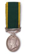Efficiency Medal, George VI, with Territorial bar, impressed to 2873823 Cpl W Gray, Gordons