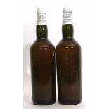 Black and White blended whisky, James Buchanan & Son, Glasgow, 2 bottles (labels missing)