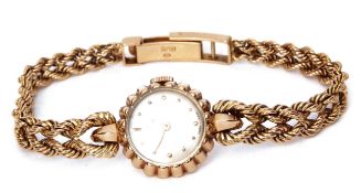 Mid-20th century mixed metal ladies dress watch, Omega, cal 211, 11938040, the 17-jewel movement