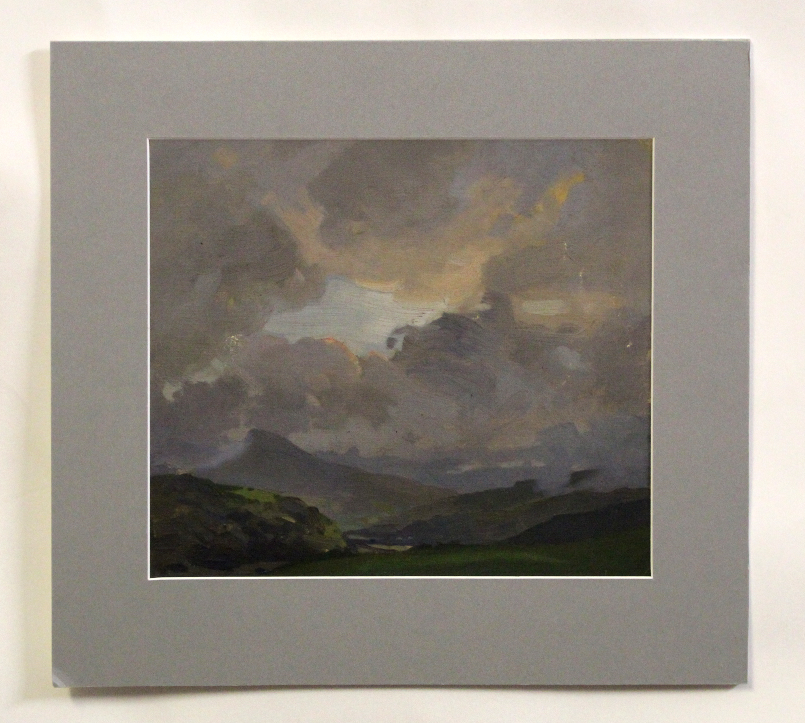 Irish School (20th century), Irish landscapes etc, group of three oils on canvas, (unstretched), - Image 4 of 4