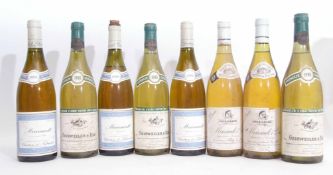 Meursault (Chartrand et Trebuchet) 1996, (3) (one with exposed cork), Meursault (Patriarche) 1978 (