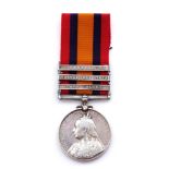Queen's South Africa medal (3rd type) with three clasps, Cape Colony, Orange Free State,