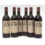 Chateau Beauregard Pomerol 1962, 6 bottles