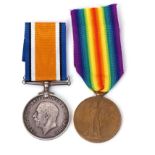 WWI pair comprising British War Medal and Victory Medal impressed to S-2546 Pte T K Drummond, Gord