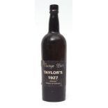 Taylor's vintage Port, 1927, 1 bottle