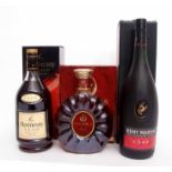 Remy Martin XO Special, 70cl, 1 bottle, boxed, Hennessey VSOP Privilege Cognac, 1 ltr, 1 bottle,