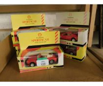 COLLECTION OF BOXED SHELL PROMOTIONAL CLASSIC SPORTS CARS, DIE-CAST (5)