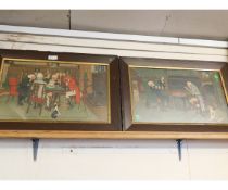 TWO OAK FRAMED CECIL ALDIN PRINTS