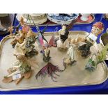 TRAY CONTAINING GOOD QUALITY RESIN FAIRY ORNAMENTS