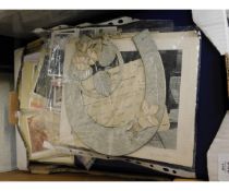 BOX CONTAINING A QUANTITY OF MIXED EPHEMERA, PHOTOGRAPHS ETC