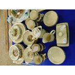 QUANTITY OF POOLE THISTLEWOOD DINNER/TEA WARES