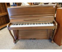 TEAK FRAMED BOYD OF LONDON UPRIGHT PIANO