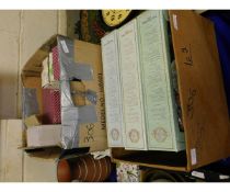 TWO BOXES CONTAINING CLASSIC COLLECTION DOLLS ETC