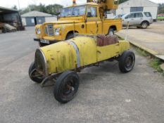 Yellow Speedster Car, a/f