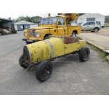 Yellow Speedster Car, a/f