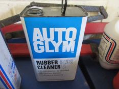 Part tin auto glym rubber cleaner