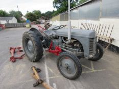 Ferguson T E F vintage tractor, year 1953, no TEF267642, Reg NNG629, this very original tractor