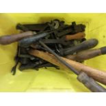 Box: various spanners and other tools