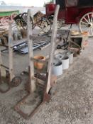 Vintage Slingsby sliding wheel sack barrow