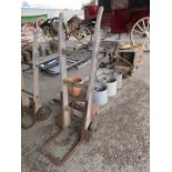 Vintage Slingsby sliding wheel sack barrow