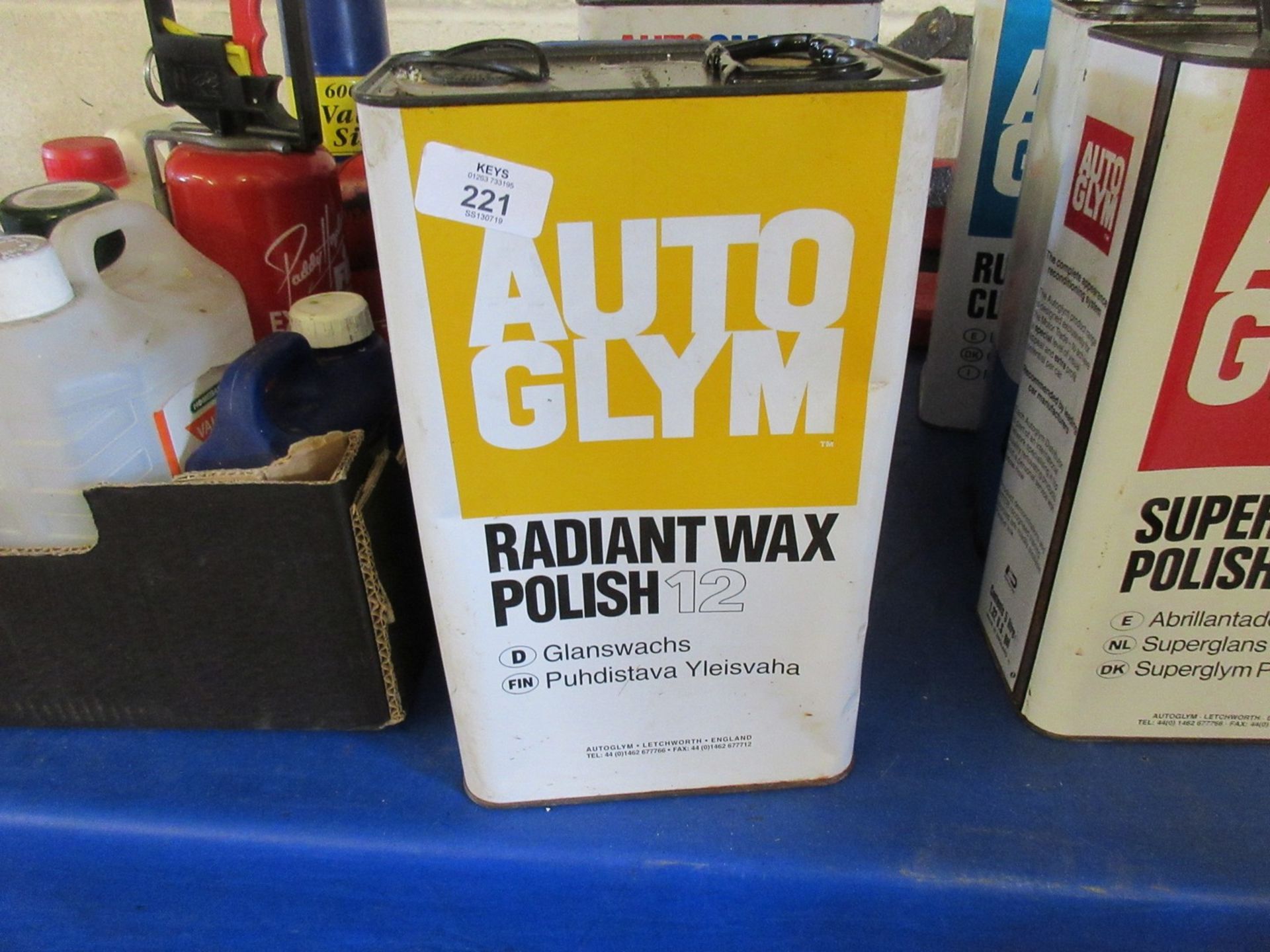 Parts can auto glym radiant wax polish