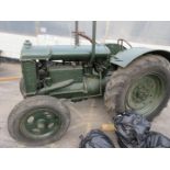 Fordson standard vintage tractor, together with various accessories spanners etc. A nice looking