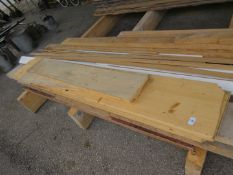 Small quantity of various floor boards