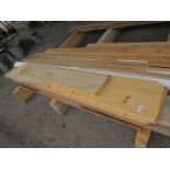 Small quantity of various floor boards