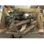 Box various vintage heat guns