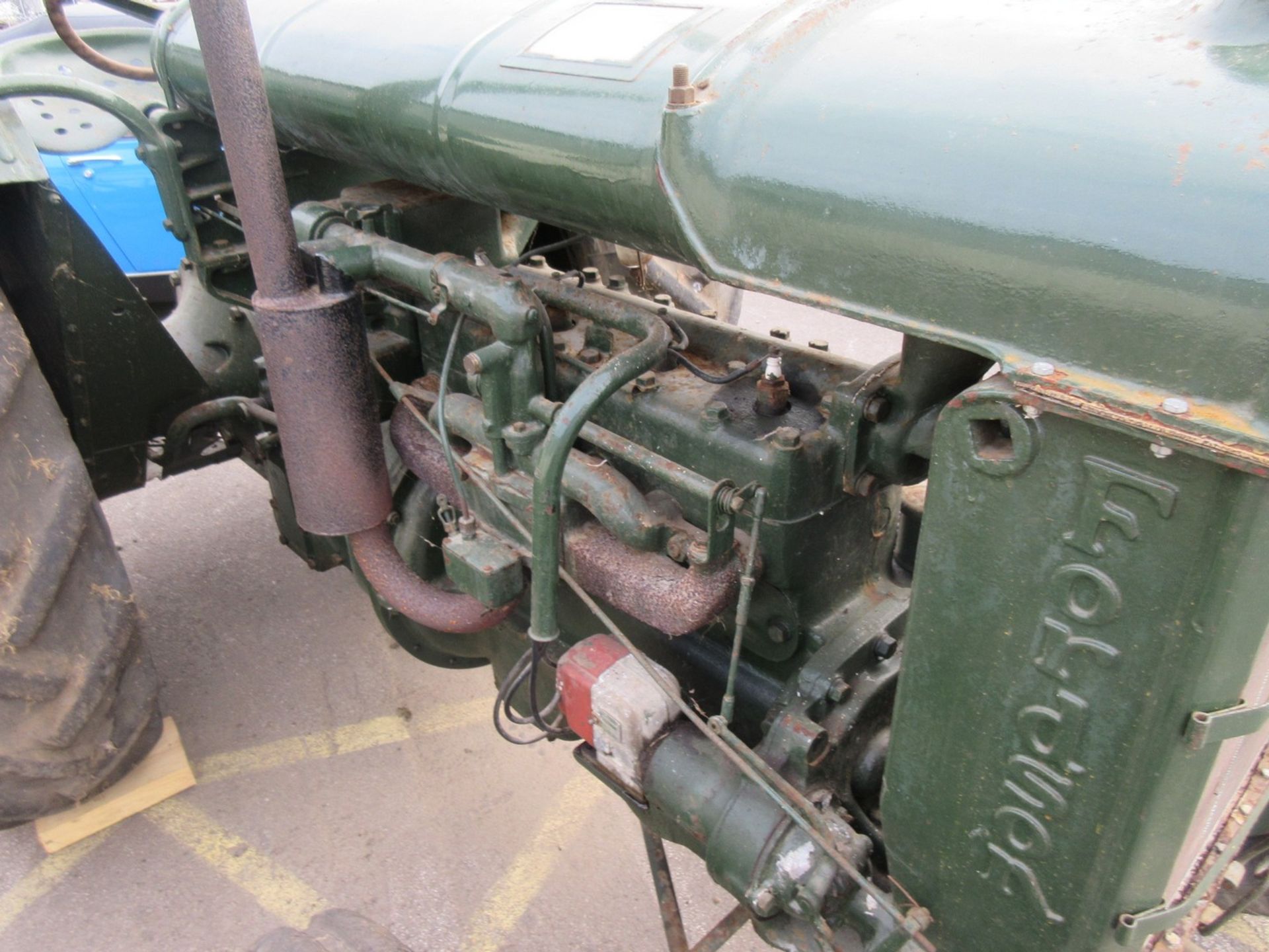 Fordson standard vintage tractor, together with various accessories spanners etc. A nice looking - Image 5 of 9