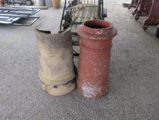 Two chimney pots