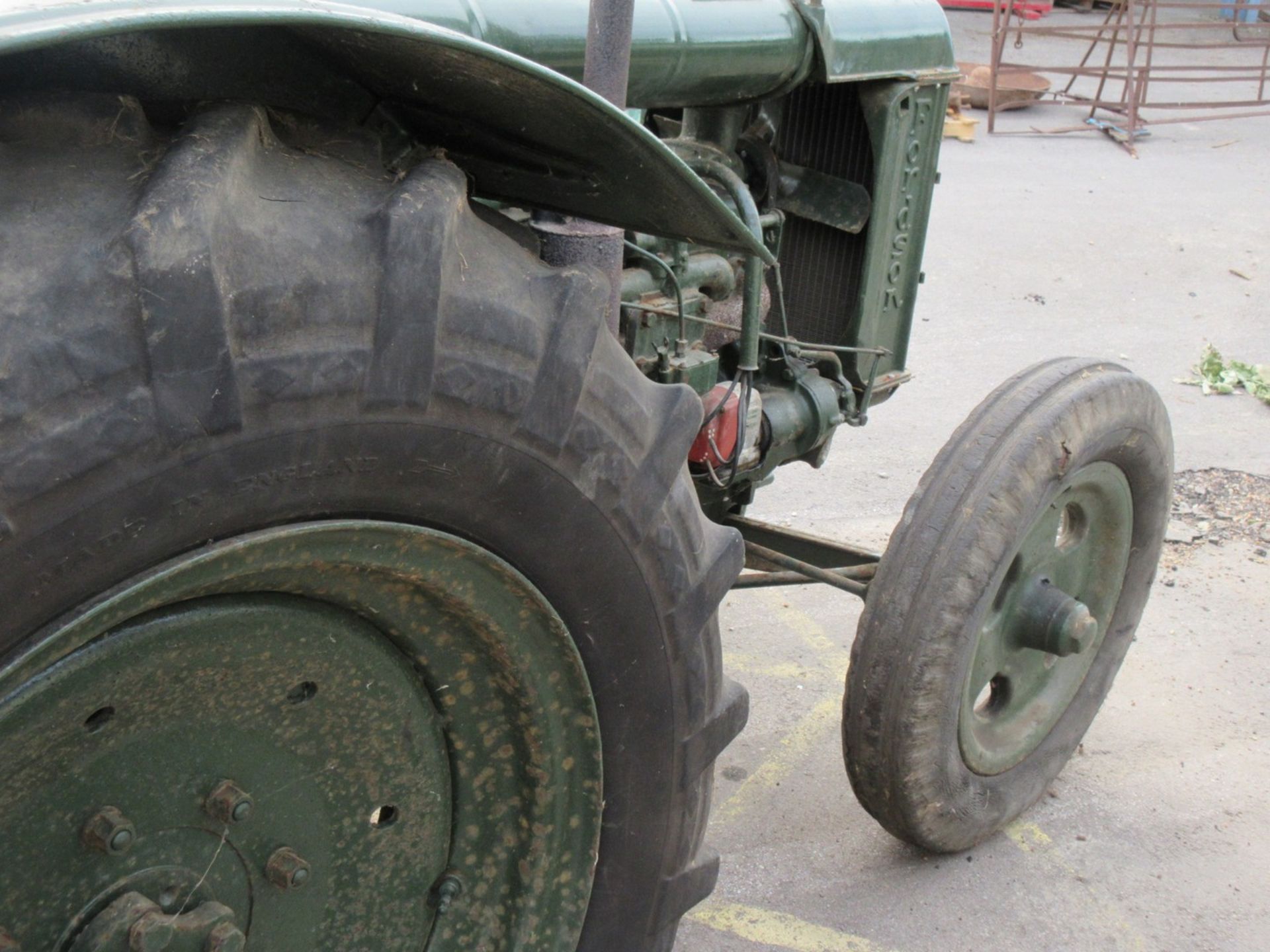 Fordson standard vintage tractor, together with various accessories spanners etc. A nice looking - Image 2 of 9