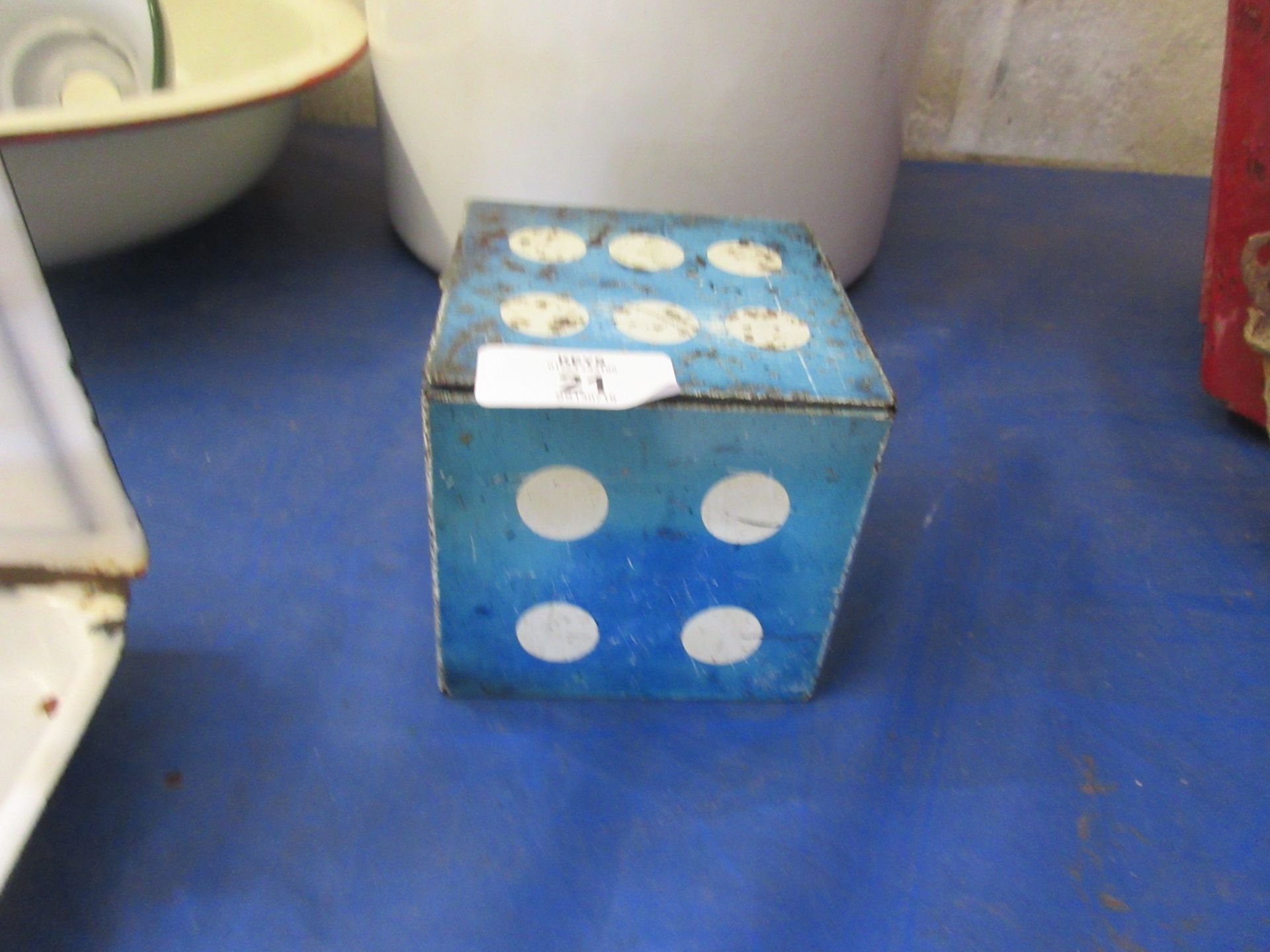 An unusual Hollands toffee tin shapes as a die