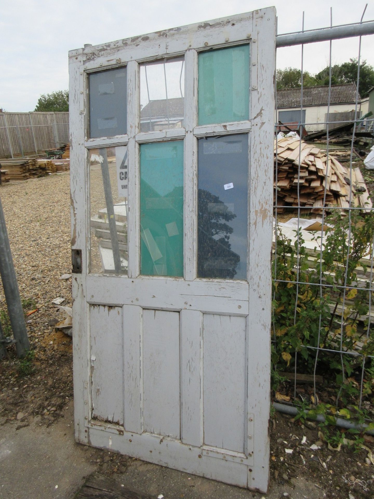 19th century glazed door