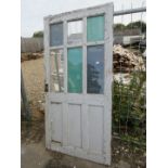 19th century glazed door