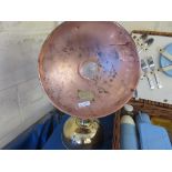 Brass and Copper Table Lamp