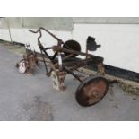 Plough by Fordson motor company and Ransomes Sims and Jefferies, for use with Fordson major tractor,