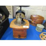 Inlaid coffee grinder