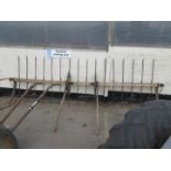 Large hay rake or turner