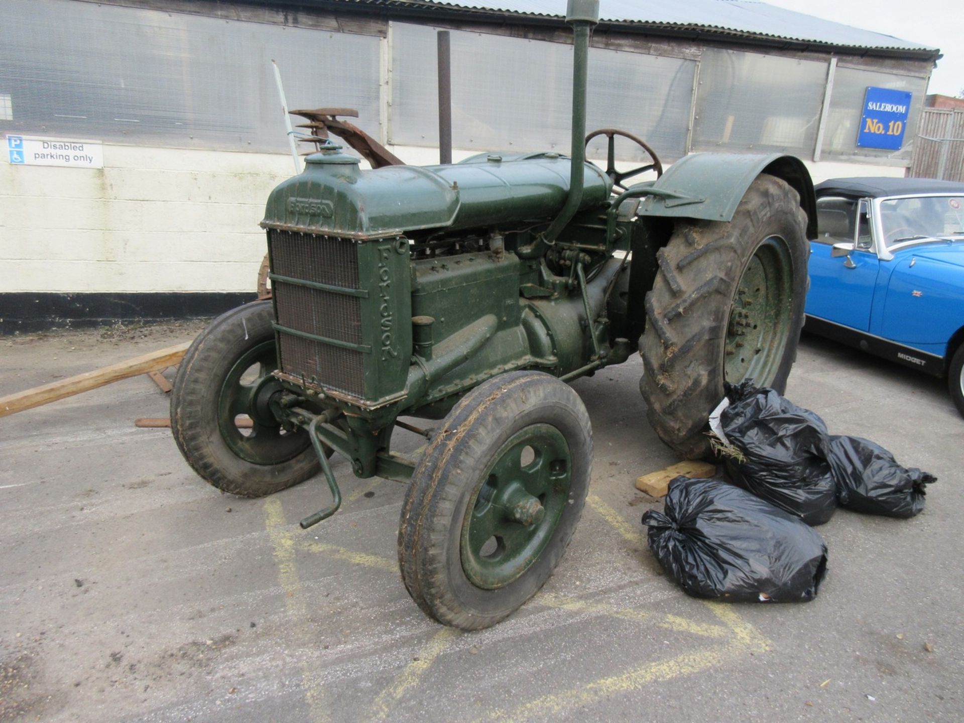 Fordson standard vintage tractor, together with various accessories spanners etc. A nice looking - Image 6 of 9