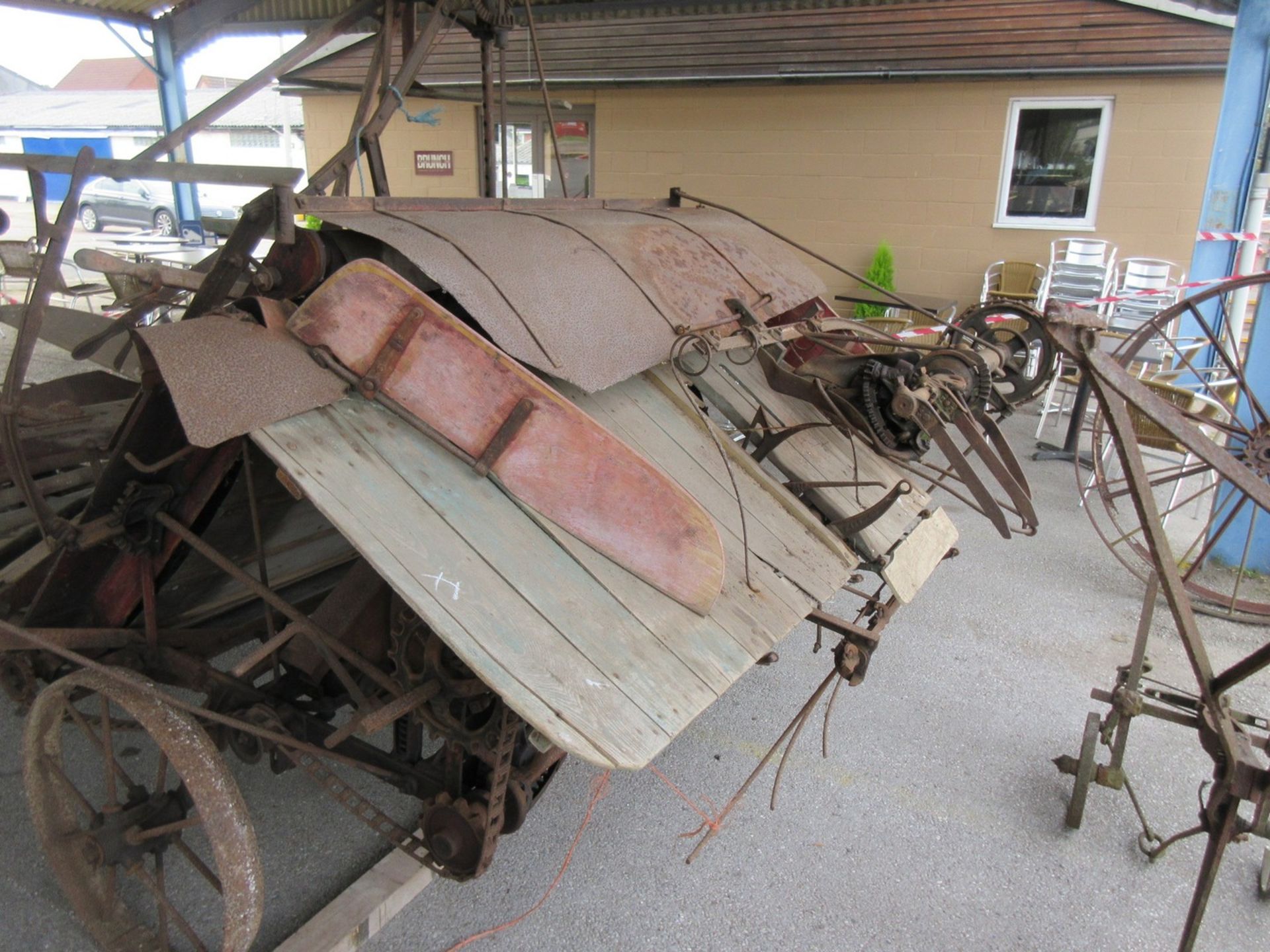 A fine example of a Massey Harris Binder, mid C20th, the subject of an earlier restoration ( - Image 7 of 8