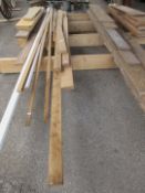 Qty of various joist timbers (unused)