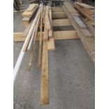 Qty of various joist timbers (unused)