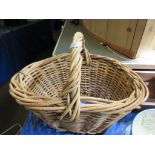 Wicker vegetable basket